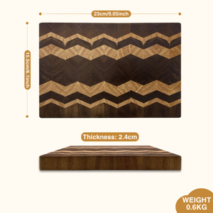 Tabla de cortar empalmada de madera de acacia duradera, tabla de cortar <span class=keywords><strong>carne</strong></span> y verduras de cocina - Product Image 2