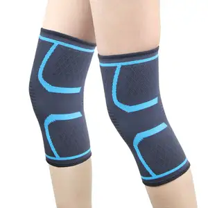 新设计的透气彩色针织压缩护膝，用于膝盖按摩