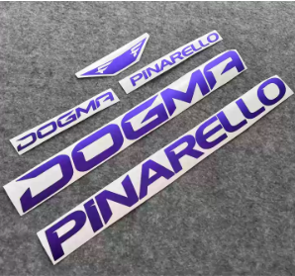 Pegatinas Personalizadas con el Logotipo de <span class=keywords><strong>Pina</strong></span> Dog-ma F Frame que Cambian de Color para Bicicletas de Carretera - Product Image 3