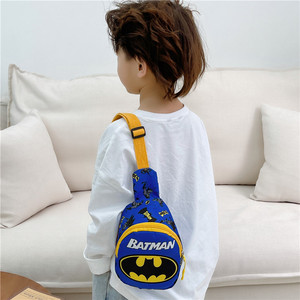 Sac à bandoulière pour garçons plus récent dessin animé mignon à la mode Cool <span class=keywords><strong>Marvel</strong></span> chauve-souris Iron Man Superman sacs à bandoulière Nylon poitrine <span class=keywords><strong>Pack</strong></span> en gros - Product Image 3