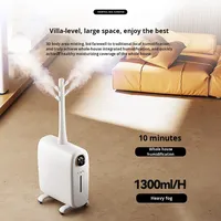 Humidificateur d'air ultrasonique de qualité supérieure avec fonction de minuterie, faible bruit, alimentation CA, capacité commerciale, stérilisation, en plastique