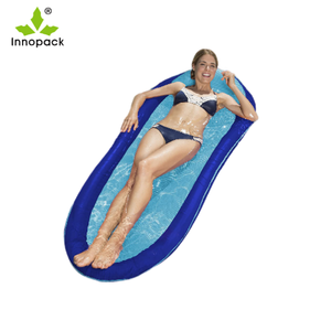 Vendita calda PVC gonfiabile letto galleggiante portatile letto <span class=keywords><strong>mare</strong></span> per piscina all'aperto blu durevole acqua gonfiabile amaca per adulti - Product Image 1