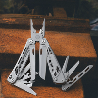 Pince multifonction 16 en 1 en acier inoxydable, pliable, pour la survie, l'EDC, le camping, la coupe de fil, outil industriel