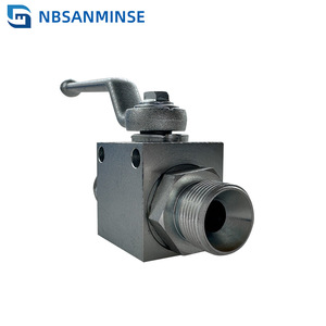 Vanne à bille VH2V-M22X1.5 en acier au carbone 500 bars haute pression pour systèmes hydrauliques - Product Image 2