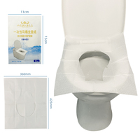 Couvre-siège de toilette jetable à usage unique, couvre-cuvette de toilette jetable, biodégradable