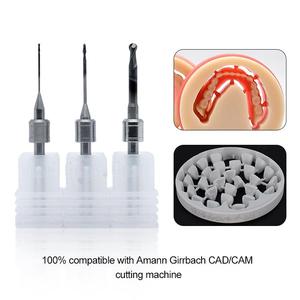 Fresas Dentales Gusrom Amann Girrbach-<span class=keywords><strong>D</strong></span> para Laboratorio, <span class=keywords><strong>CAD</strong></span>/CAM, Recubrimiento DLC, Acero, Zirconia, Clase II, 150-250V AC - Product Image 3