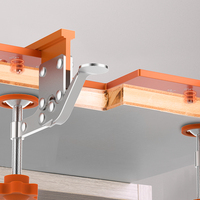 Penjepit G Imbot dari Aluminium Alloy, Lepas Cepat, Tugas Berat, untuk Pertukangan Kayu, Perkakas Kabinet, Presisi Industri