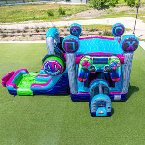 Şişme Zıplama Şatosu Şişme Kombine Oyun Parkı Kaydıraklı Zıplama Evi Ticari Açık Hava Şişme Oyun Parkları - Product Image 4