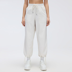 Pantaloni Jogger Larghi Personalizzati da <span class=keywords><strong>Donna</strong></span>, Leggeri con Coulisse e Vita Elastica, Vestibilità Ampia, Stile <span class=keywords><strong>Cargo</strong></span> Casual, Pantaloni Sportivi da Corsa con Tasche Laterali - Product Image 4