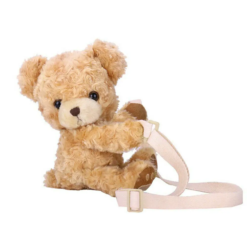 Cute Cartoon Crossbody Bag teddy bear shape bag Shoulder Bag