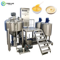 Machine de mélange et d'émulsification à cisaillement élevé en acier inoxydable pour la fabrication industrielle de crèmes et de lotions