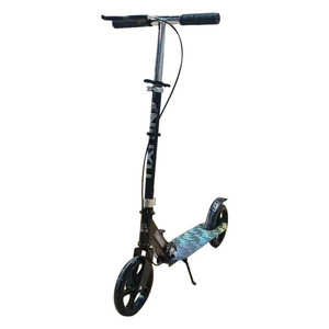 Venta al por mayor de alta calidad profesional personalizado comprar barato 2 ruedas de rueda grande plegable capaz de patada Scooters - Product Image 1