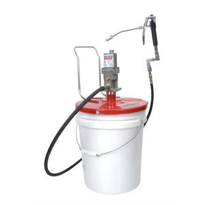 Nueva Bomba de Grasa Manual con Cubeta Ovalada de Lubricación de 20L, Engrasador de Alta Presión para Excavadoras y Maquinaria de Construcción, 3 Meses de Garantía - Product Image 1