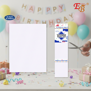 ชุดกระดาษทิชชูสีขาว20 "X 26" 10ชิ้น72ชิ้น/CS สำหรับงานเลี้ยง - Product Image 5