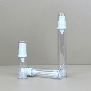 Low MOQ 5ml 10ml Sample Vacuum Airless Lotion <b>Pump</b> <b>Bottle</b> Clear Plastic Spray <b>Bottle</b> 15ml for Personal Care Packaging - Product Image 3