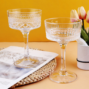 Copas Ribbed Coupe, Copas Vintage para Martini, Copas de Cóctel para Espresso, Champán, Cosmopolitan y Manhattan - Product Image 2