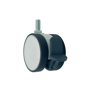 Ruedas Médicas de 100 mm, Ruedas Dobles de TPR de Alta Calidad para Equipos Médicos - Product Image 6