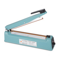 Scelleuse thermique à impulsion manuelle industrielle avec couteau de découpe |   Machine de scellage de sachets et de pochettes pour l'emballage médical et des boissons