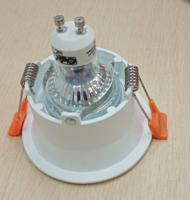 Éclairage intérieur encastré GU10 Downlight ampoules halogènes boîtier de lumière cadre support de lumière projecteur plafond