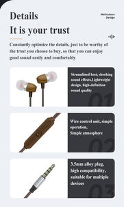 Écouteurs <span class=keywords><strong>avec</strong></span> microphone bon marché Écouteurs mobiles mains libres Stéréo Sport Oem In Ear Chine Vente en gros Écouteurs filaires - Product Image 5