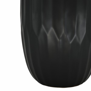 Vaso cilindrico in ceramica, vaso per fiori in gres per soggiorno, camera da letto, ufficio, centrotavola - Product Image 4