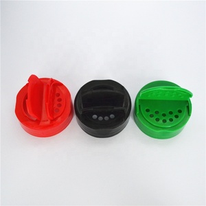 38Mm Nhựa Bướm Lật Top Cap Giá Thấp Muối Shaker & Hạt Tiêu Chai Có Nắp Đậy Với Lỗ Gia Vị <span class=keywords><strong>Jar</strong></span> Nắp Và Chai Closu - Product Image 2