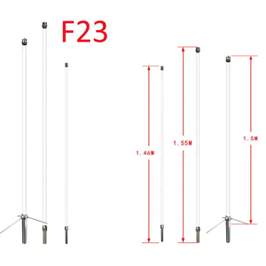 เสาอากาศฐาน F23 F23H Diamonds สำหรับสถานีวิทยุ VHF 144-174MHz เสาอากาศไฟเบอร์กลาส เสาอากาศขยายสัญญาณสำหรับอุปกรณ์ไร้สาย - Product Image 2