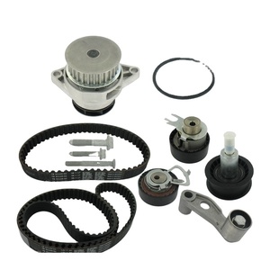 Kit cinghia dentata con pompa dell'acqua adatta per <span class=keywords><strong>VW</strong></span> <span class=keywords><strong>POLO</strong></span> (6 n2) VKMC01121-2 036109119Q Set cinghia dentata puleggia tenditore 036121005F - Product Image 1