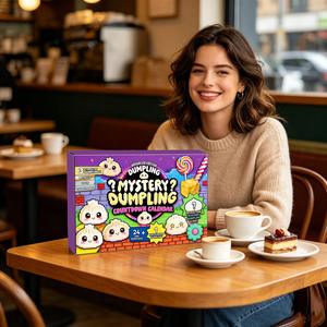 Cute Dumpling Squishy Blind Box 24PCS Slow Rising Bao Bun Squeeze Toy Sensory <b>Fidget</b> Toy Wholesale Custom Packaging - Product Image 1