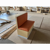 Nouveau Fauteuil d'Angle Personnalisé Étroit avec Rangement Tiroir pour Restaurant BQ071
