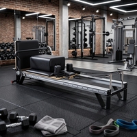 MJD W26 Reformer de Pilates et de Fitness Portable en Alliage d'Aluminium Durable et Réglable, Garantie 3 Ans pour l'Entraînement Corporel