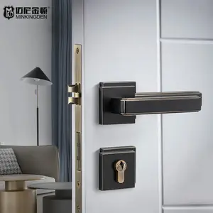 High Quality Interior room Decorative Door Handles Brass Lever Pull Handle