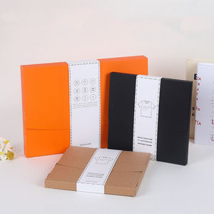 กล่องกระดาษคราฟท์สีน้ำตาลโฟลเดอร์ไดคัทรีไซเคิลได้เสื้อยืดออกแบบได้ตามต้องการ - Product Image 1