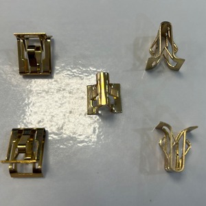 U Shaped Metal <b>Clips</b> Copper Automotive Trim Fasteners For Interior Panels Repair Replacement Parts - Product Image 1