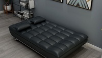 2024 Suessen, sofá cama plegable de 90 grados de cuero de lujo de alta calidad, sofá cama, sala de estar