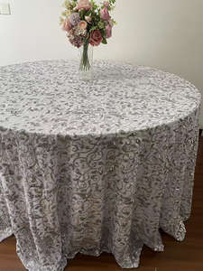 Decorazioni di nozze tovaglie rotonde <span class=keywords><strong>verde</strong></span> smeraldo tovaglie <span class=keywords><strong>verde</strong></span> smeraldo paillettes tovaglie rotonde <span class=keywords><strong>verde</strong></span> scuro - Product Image 2