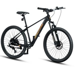 Vélo de montagne en magnésium 8 vitesses, suspension à disque 27,5 pouces, noir, ST-SPA-MT275FS, système de transmission 8 vitesses, en stock entrepôt USA/UE, prix abordable - Product Image 1