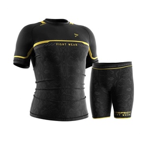 Ropa Deportiva de Buena Calidad para Jiu-Jitsu, Sin Gi, Bjj, Artes Marciales, Rashguard, Rash Guard en Blanco, Conjunto de Spats para Hombre Mma - Product Image 1