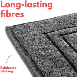 100% coton hôtel <span class=keywords><strong>tapis</strong></span> de bain séchage rapide absorbant l'eau pied serviette moderne solide Design luxe salle de bain <span class=keywords><strong>tapis</strong></span> de sol en gros - Product Image 2