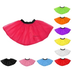 Halloween Party Carnival 40cm Adult Tutu Lightweight Neon Green Pink Colorful Running <strong>Skirts</strong> Cosplay Accessories <strong>80s</strong> Clothes - Product Image 2