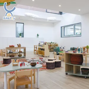 Australie Ensembles de meubles de salle de classe pour enfants de maternelle fournisseur Montessori Nursery Preschool Daycare Center utilisation salle de classe