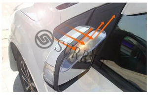 SURRIT High Quality 2Pcs Car Rearview <b>Mirror</b> <b>Rain</b> Eyebrow Snow Guard Side <b>Rain</b> Shield Transparent Eyebrow Cover <b>Protector</b> - Product Image 6