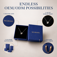 Boîte cadeau pour bijoux sur mesure, vente en gros, boîte d'emballage pour bijoux avec couvercle et base, logo personnalisé
