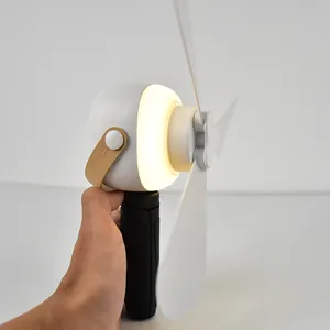 Luz de ventilador multifuncional portátil recargable con luz de ventilador de techo exterior con control remoto