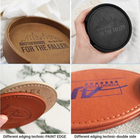 Offres Spéciales : Sous-verres en ardoise personnalisables par sublimation, sous-verres carrés en pierre d'ardoise noire en gros pour boissons, bar et cuisine