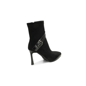 Bottines à talon aiguille à bout pointu pour femmes, chaussures en <span class=keywords><strong>daim</strong></span> avec sangle à boucle pour les soirées, les rendez-vous galants et les sorties nocturnes - Product Image 3