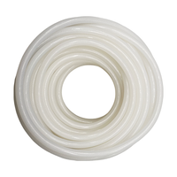 Tuyau en silicone blanc flexible sur mesure, tuyau en caoutchouc de silicone de qualité industrielle/alimentaire, tuyau en caoutchouc de silicone transparent flexible