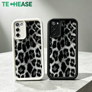 Étui de téléphone magnétique de luxe imprimé léopard en TPU souple, coques de protection pour Samsung Galaxy 2026, <span class=keywords><strong>pochette</strong></span> fantaisie unique pour femme - Product Image 1