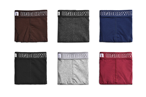 NUOVI <span class=keywords><strong>Boxer</strong></span> da <span class=keywords><strong>Uomo</strong></span> in Puro Cotone, Comodi e Morbidi, con Elastico in Cotone Tinto in Filo - Product Image 6