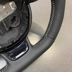 Volante de Cuero para Auto, Volante para Audi S3 8P, S4 B8, S5, S6, S7, S8, A3 8V, A3 8P, A4 B8, A5 B8, <span class=keywords><strong>A6</strong></span> C7, A7 C7, A8 D4, Q3, Q5, Q7 - Product Image 3